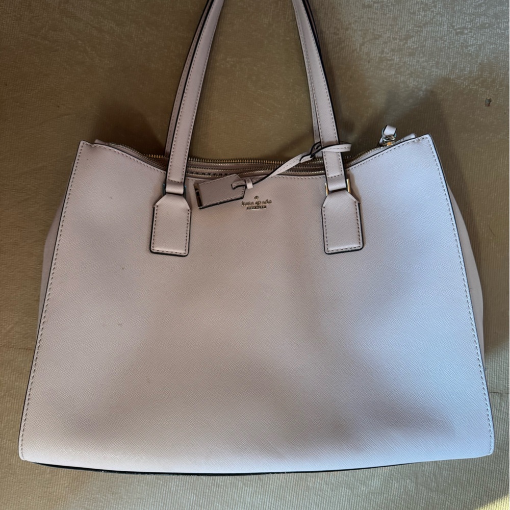 Kate Spade Beigey Pink toned Leather Tote - Picture 2 of 3